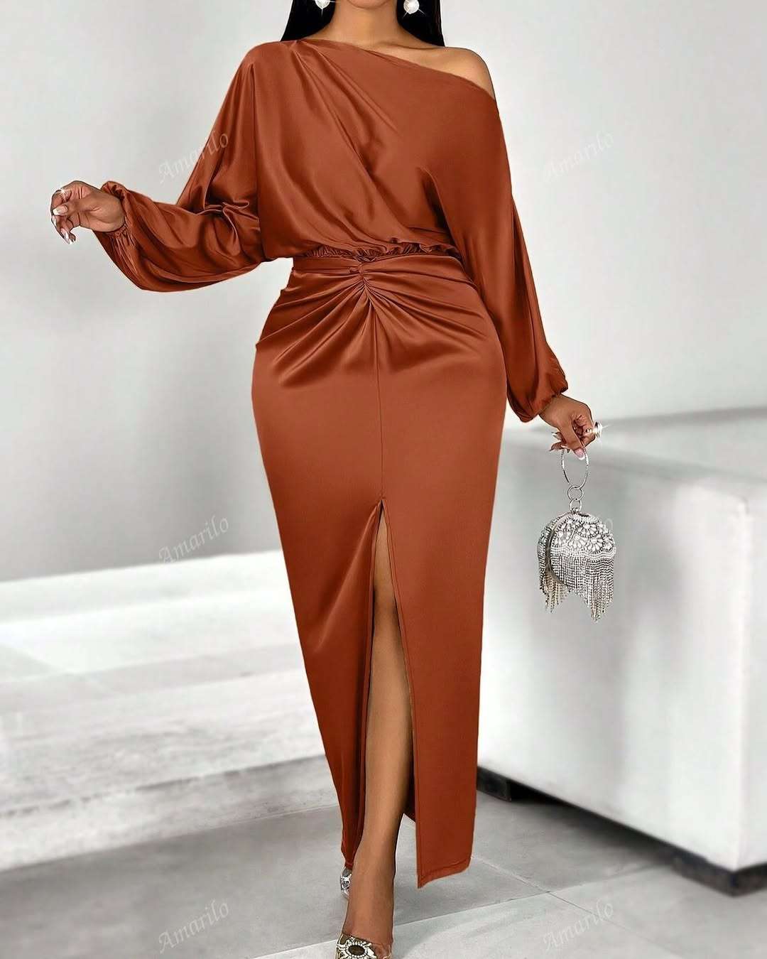 Heavy silk fancy dress