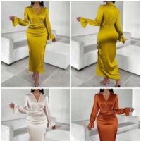 Satin fancy dresses